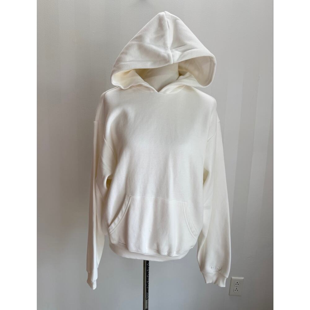 NWT SKIMS Ivory Pullover Hoodie Sz M
